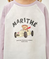 Marithé François Girbaud Kids Bear Raglan Long Sleeve Tee