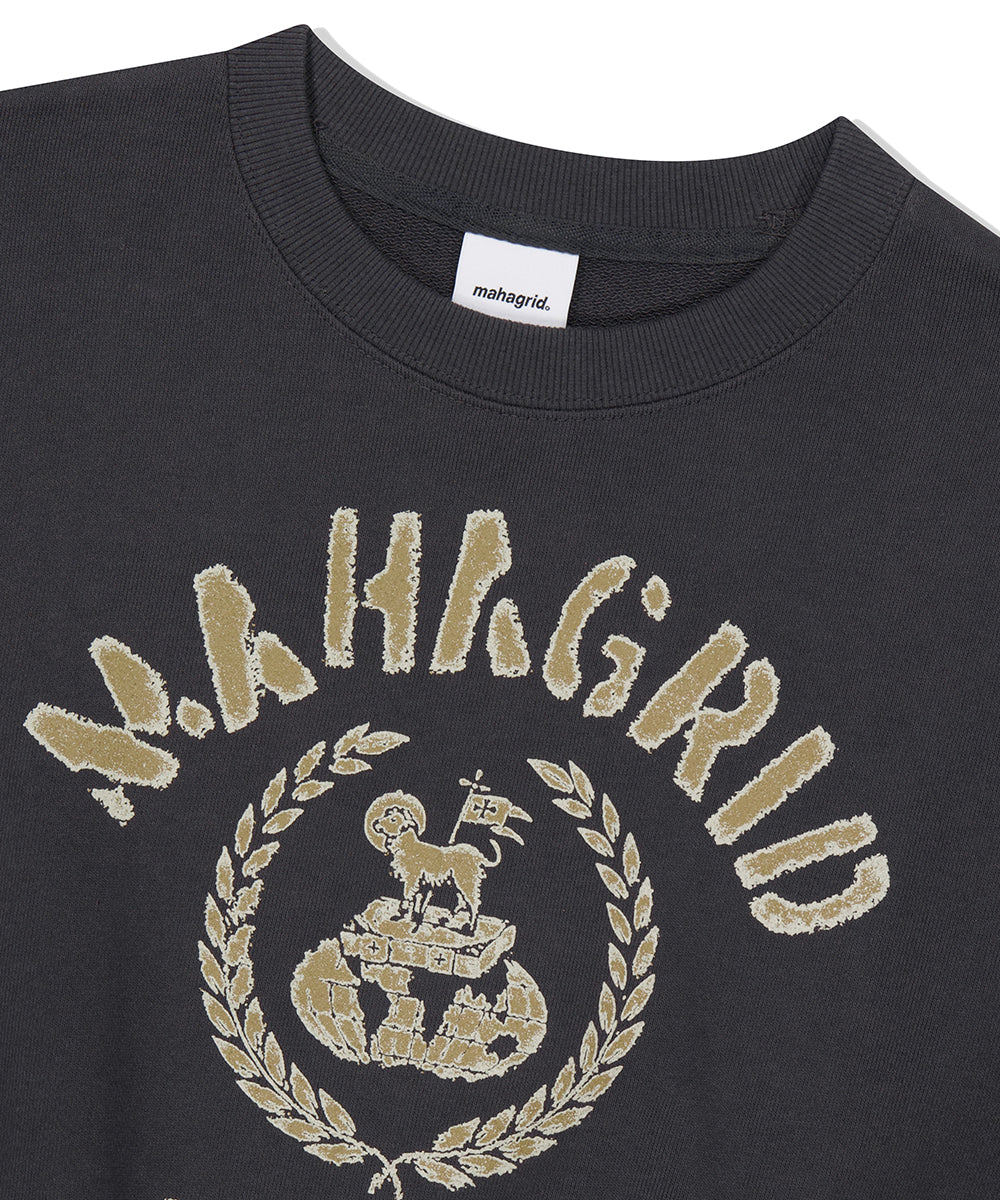 Mahagrid VINTAGE COLLEGE CROP SWEATSHIRT