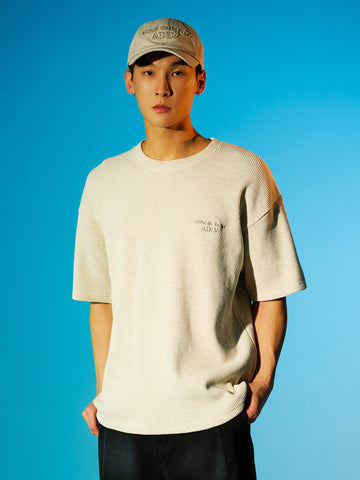 ADLV BASIC LOGO WAFFLE SHORT SLEEVE T-SHIRT