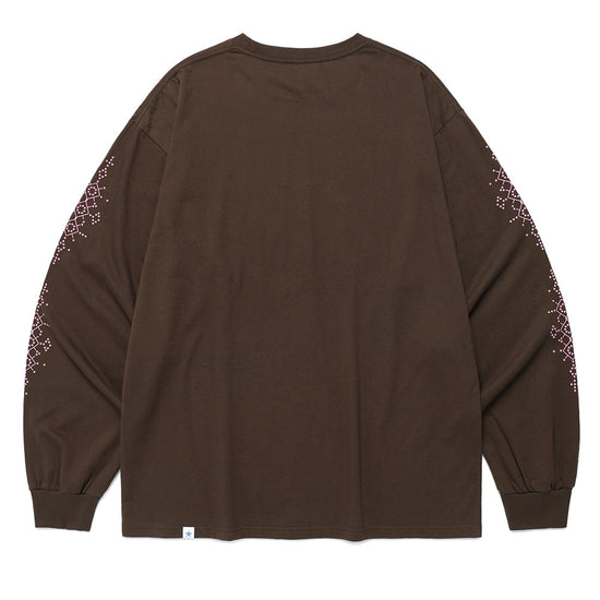 Cavish EMPIRE LONG SLEEVE TEE [BROWN]