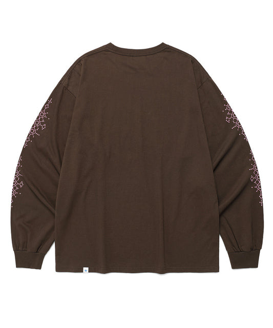 Cavish EMPIRE LONG SLEEVE TEE [BROWN]