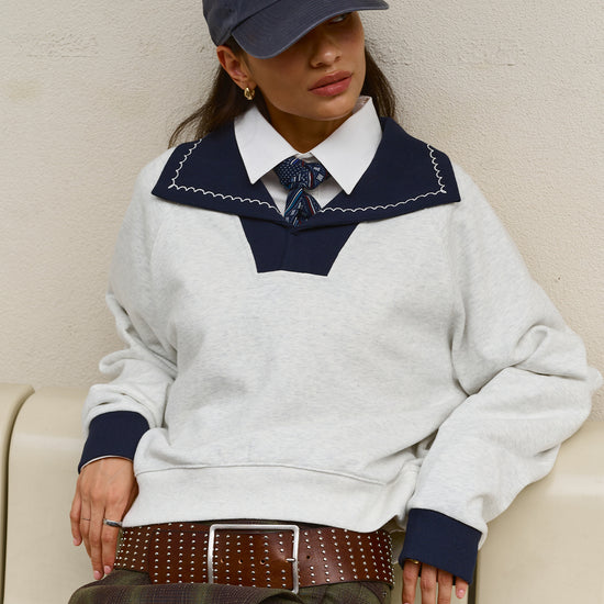 Bitter Cells Pitter Collar Sweatshirt