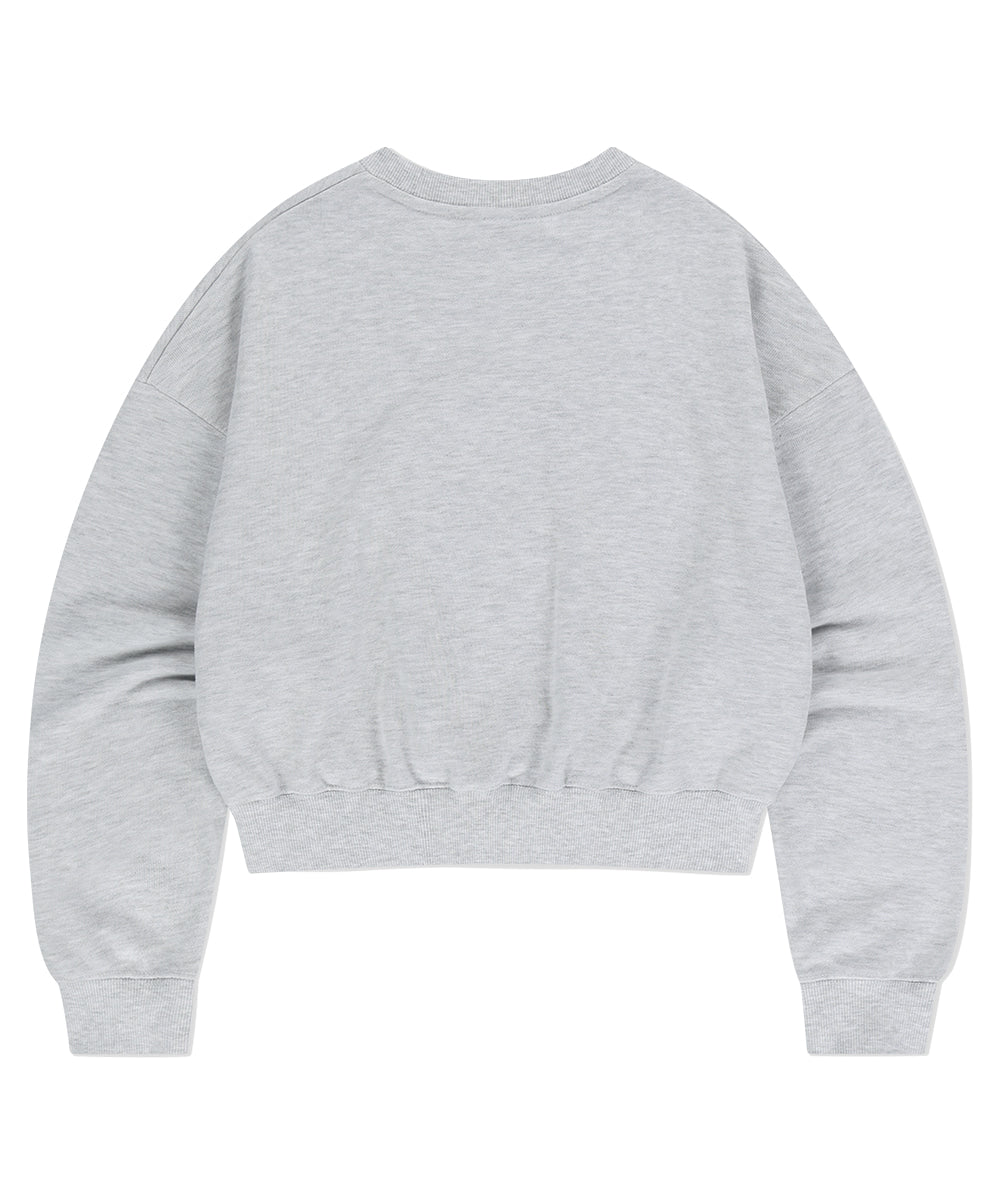 Mahagrid VINTAGE COLLEGE CROP SWEATSHIRT