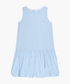 Marithé François Girbaud Kids Bubble Sleeve Striped Sleeveless Romper