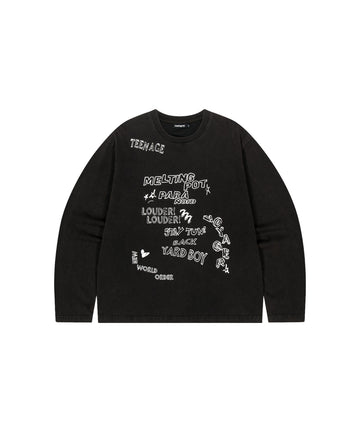 Mahagrid Washed 10 Years Long Sleeve Tee