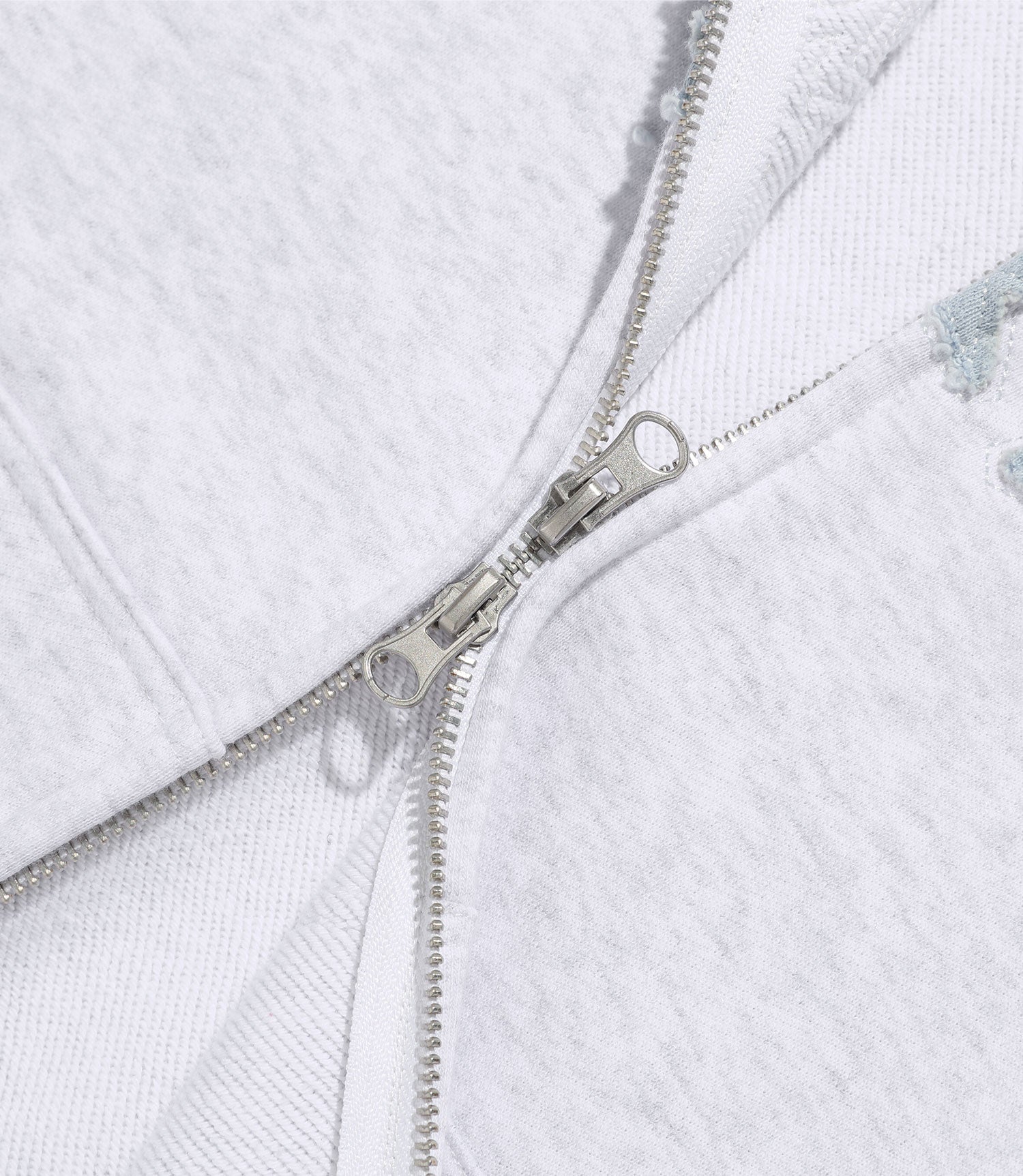 Nice Ghost Club 3 Star Appliqué Hoodie Zip Up