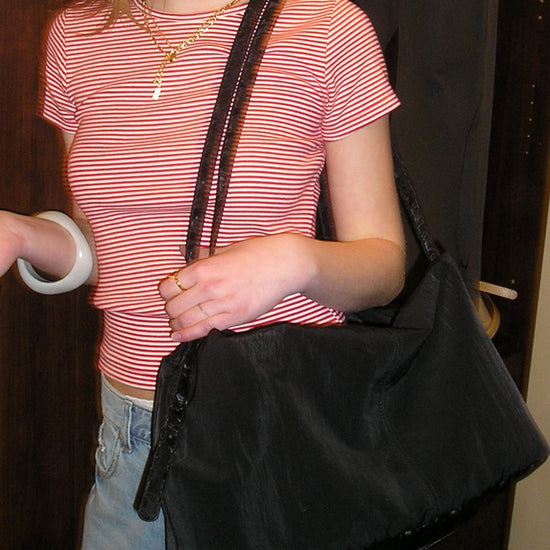 Bitter Cells 2Way Square Big Bag - Black