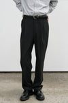 General Idea MAN Two-Pleat Suit Trousers [CHARCOAL STRIPE]