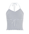 Bitter Cells Regina Pleats Ribbon Top