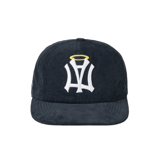 AEAE AE Symbol Corduroy Angel Wing Cap Navy