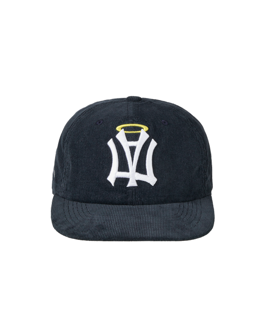 AEAE AE Symbol Corduroy Angel Wing Cap Navy