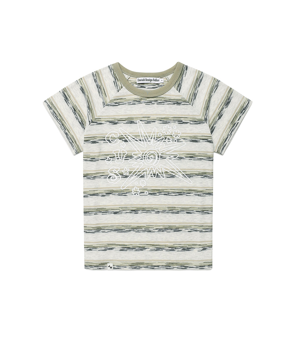 Cavish Sun Light Raglan Short Sleeve Tee