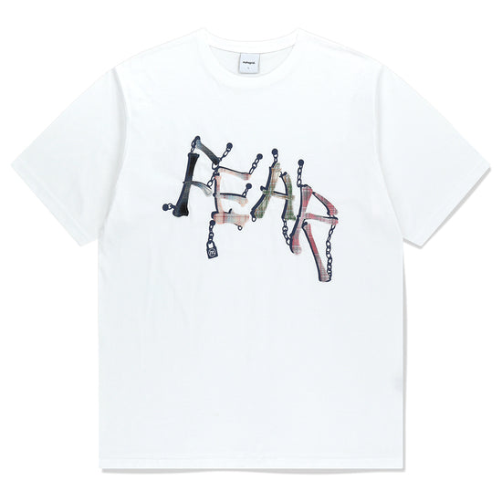 Mahagrid BONES N CHAIN TEE [WHITE]
