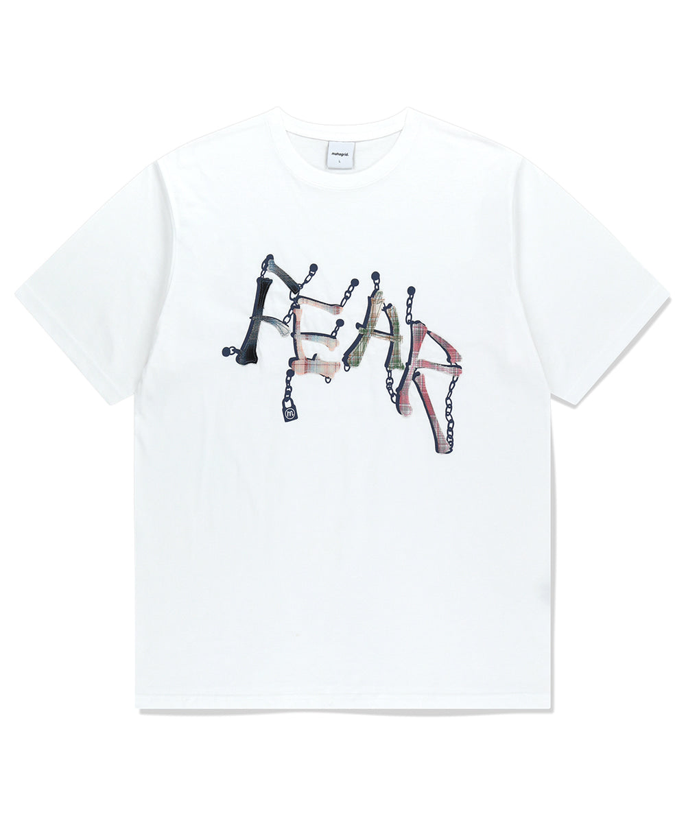 Mahagrid BONES N CHAIN TEE [WHITE]