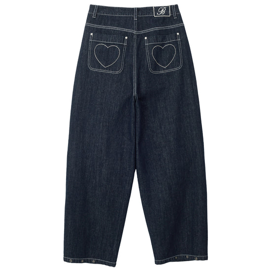 Bitter Cells Balloon Non Fade Denim Pants - Indigo