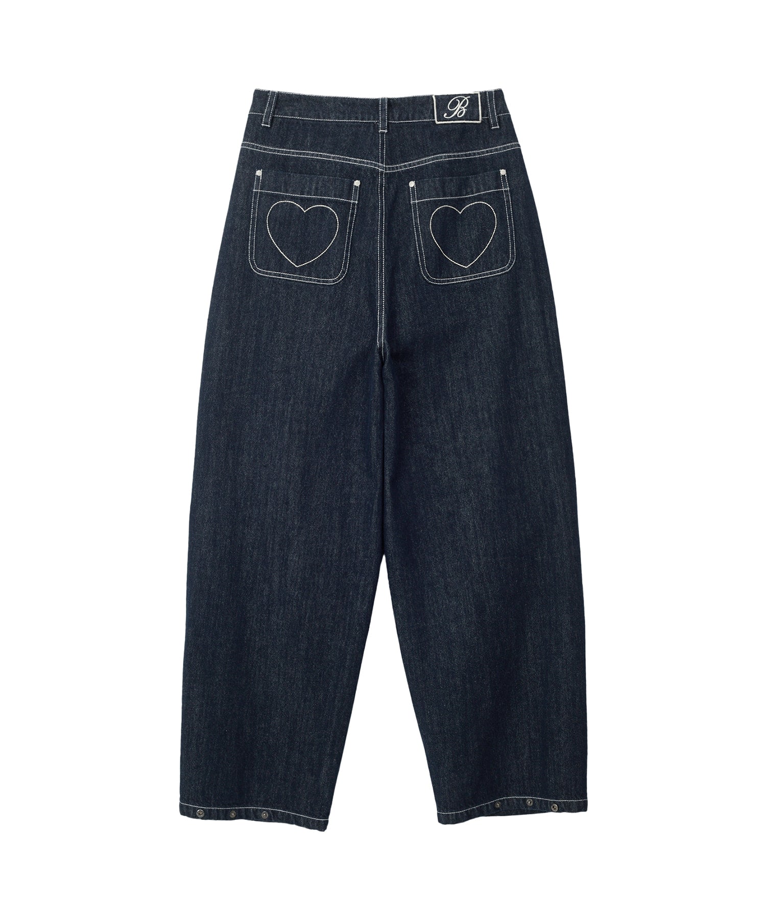 Bitter Cells Balloon Non Fade Denim Pants - Indigo