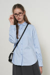 General Idea WOMAN Wrinkle-Free Round Collar Blouse