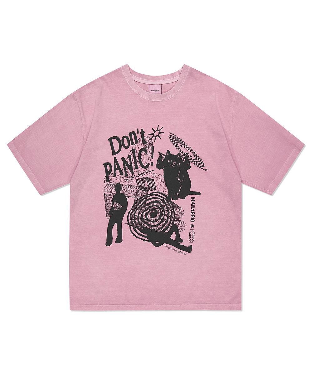 Mahagrid Don't Panic Pigment Tee