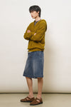 General Idea UNISEX Crochet Hooded Knit