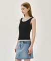 Marithé François Girbaud W LAYERED SLEEVELESS