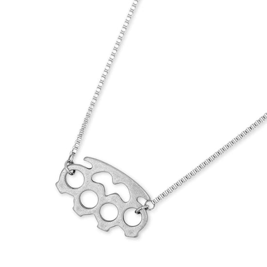 Mahagrid KNUCKLE NECKLACE[SILVER]