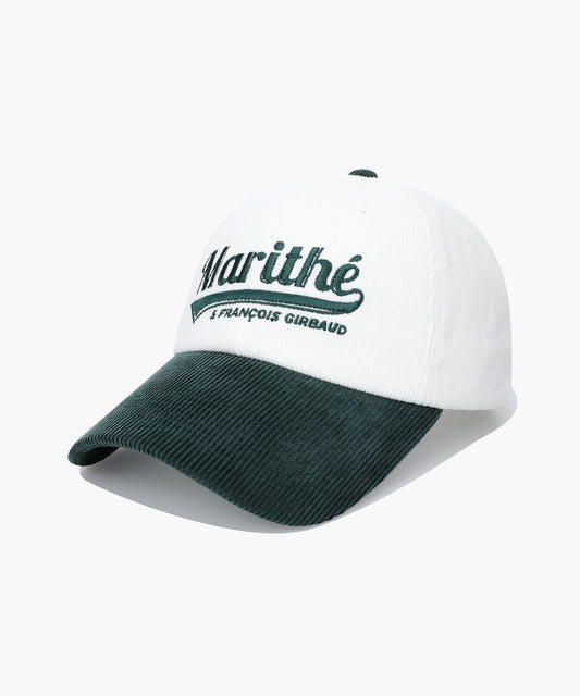 Marithé François Girbaud Vintage Logo Corduroy Covered Cap