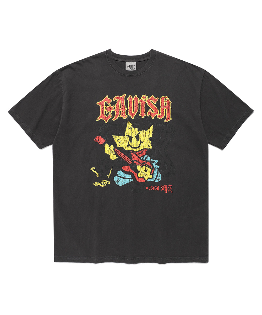 Cavish Rock Star Pigment Short Sleeve Tee