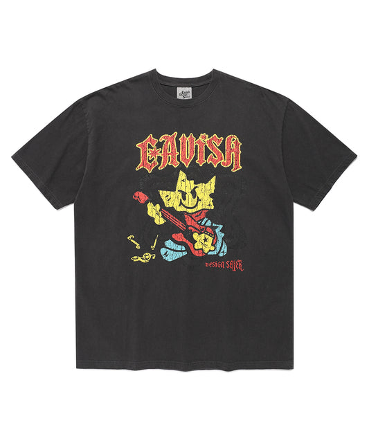 Cavish Rock Star Pigment Short Sleeve Tee