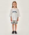 Marithé François Girbaud Kids Mesh Oversized Tee