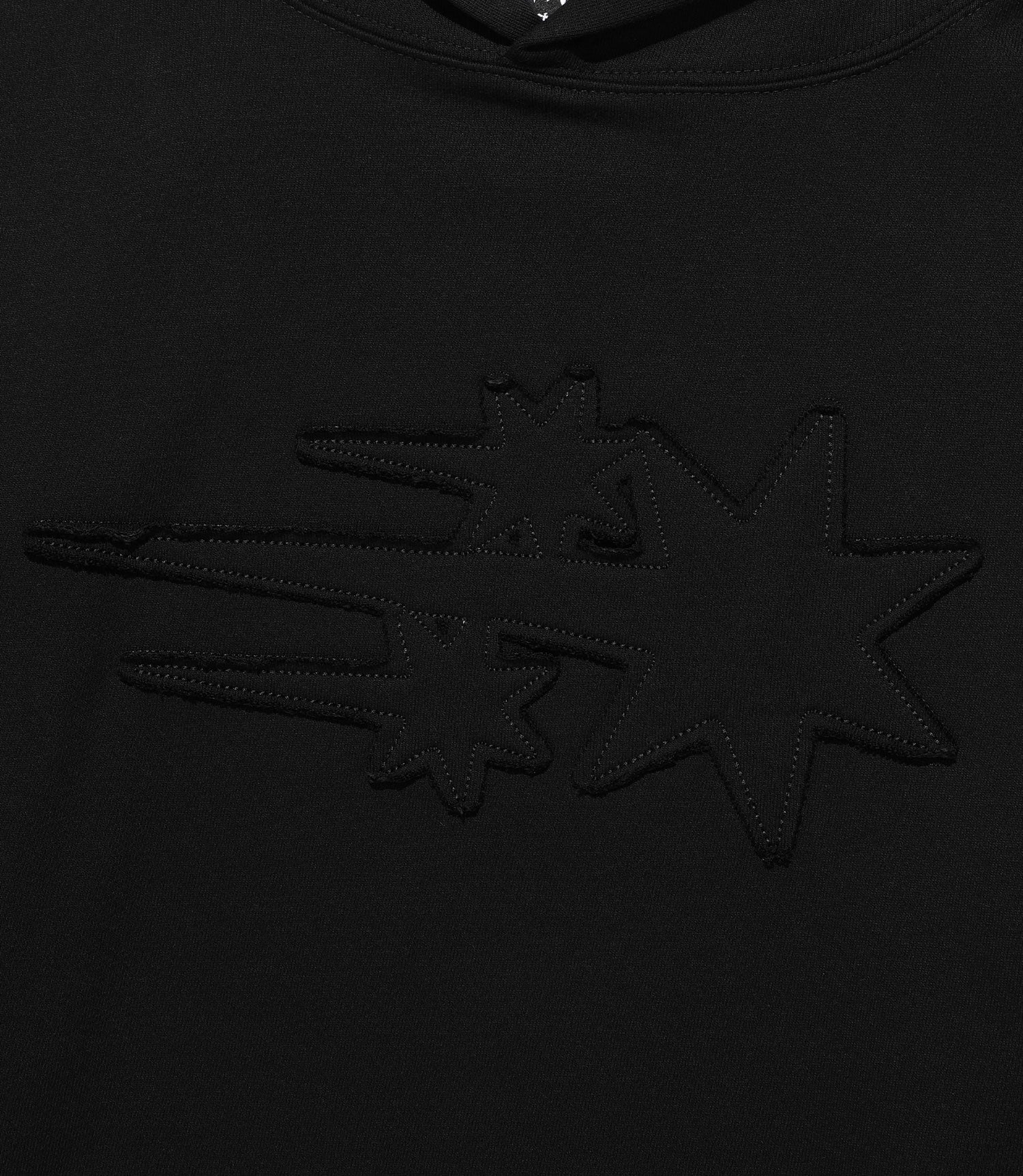 Nice Ghost Club 3Star Logo Hoodie [Black]