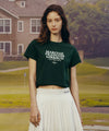 Marithé François Girbaud MOUVEMENT W AEROCOOL CROP TEE