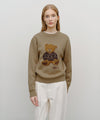 Marithé François Girbaud Doodle Bear Knit Pullover