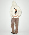Mahagrid Hockey Knit Zip-Up Hoodie