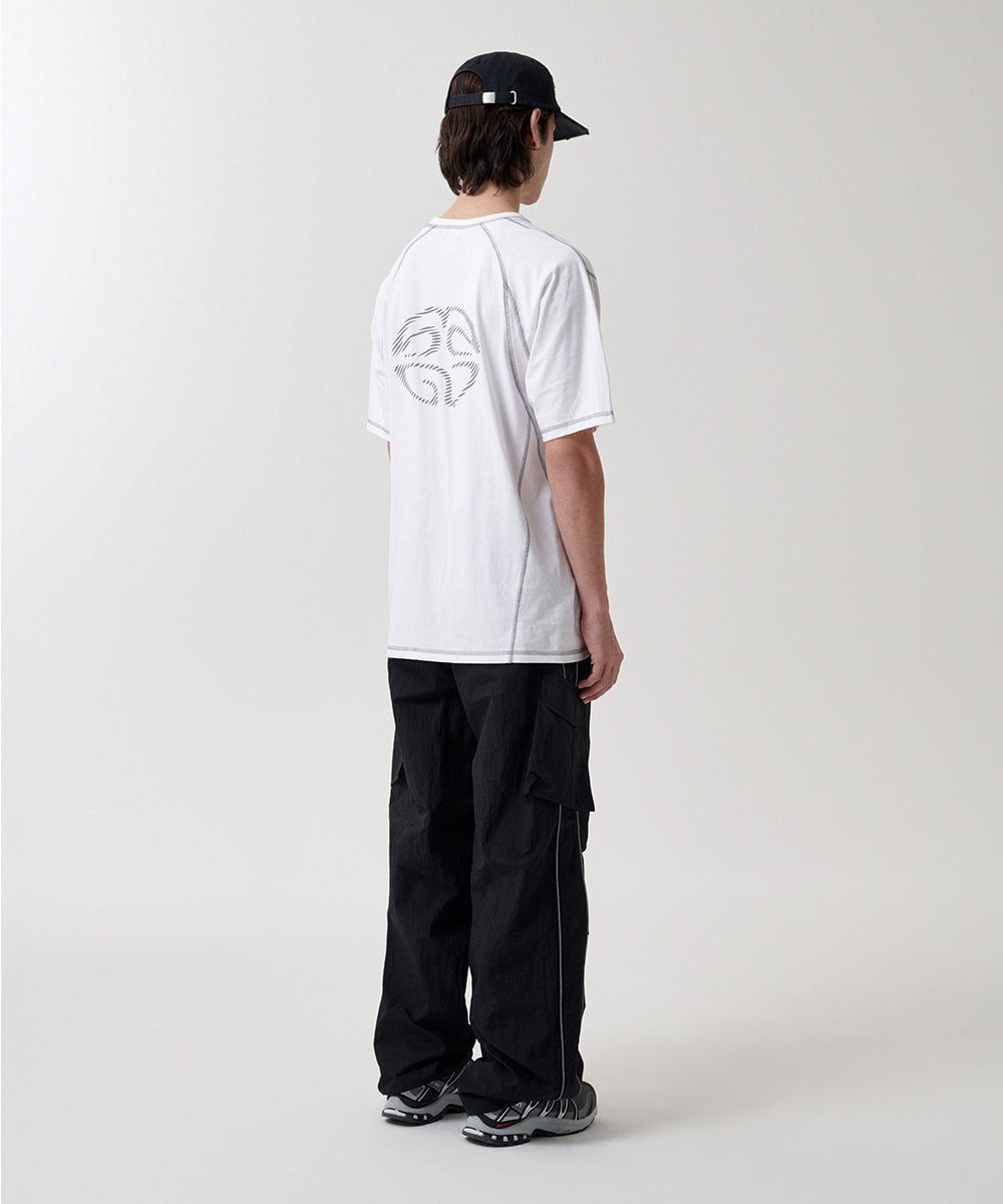 Mahagrid Curved Stitch Tee