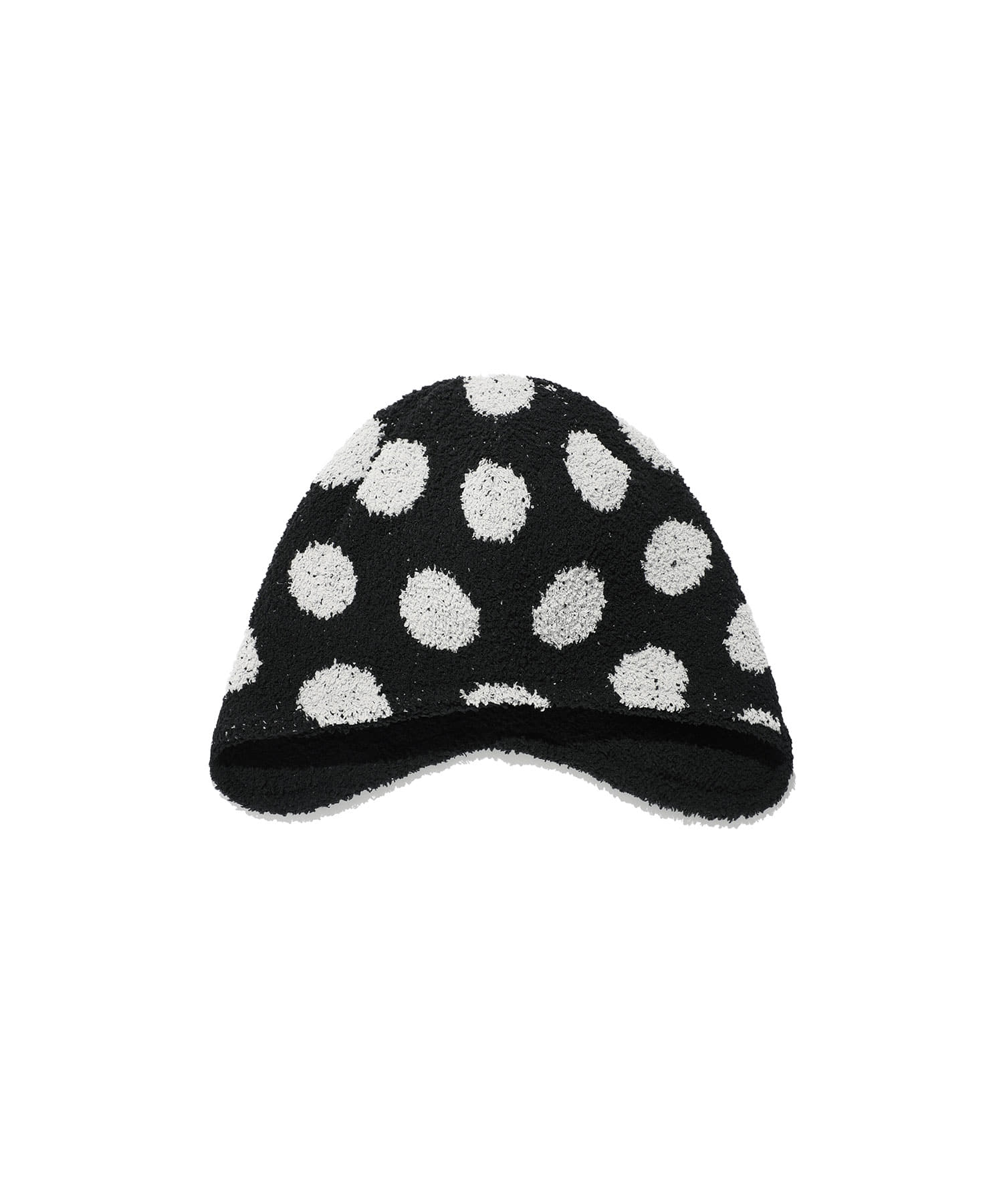Nice Ghost Club FFATS Dot Earcap Beanie [Black]