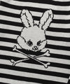 Nice Ghost Club Skull Rabbit Stripe Knit