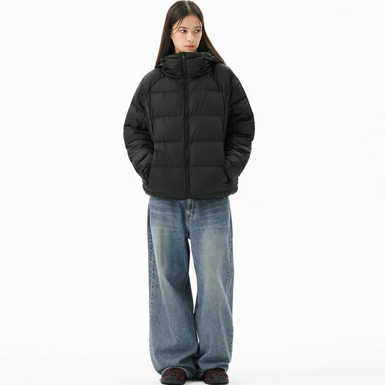 Mahagrid Paneled Down Puffer [Black]