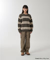 Mahagrid Mesh Stripe Knit