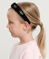 Marithé François Girbaud Kids Cubic Ribbon Velvet Hair Band in Black