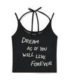 Mahagrid Lettering Sleeveless Knit