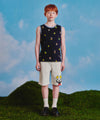 Marithé François Girbaud Disney Mickey Kids Graphic Sleeveless Navy