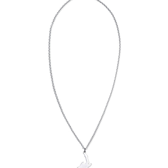 Mahagrid Broken Guitar Necklace [Silver]
