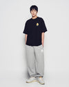 ADLV Basic Logo with Line Friends Short Sleeve T-Shirt