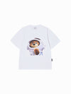 ADLV AC Bear Baby Face Astronaut Short Sleeve T-Shirt