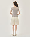 Marithé François Girbaud W BERMUDA HALF PANTS