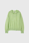General Idea Woman Sheer Hood Knit Pullover