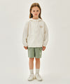 Marithé François Girbaud Kids Classic Logo Seersucker Jacket Cream