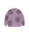 Mahagrid SPRAY DYEING CHECK CROP SHIRT