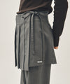 Marithé François Girbaud W LAYERED PLEATS SKIRT PANTS