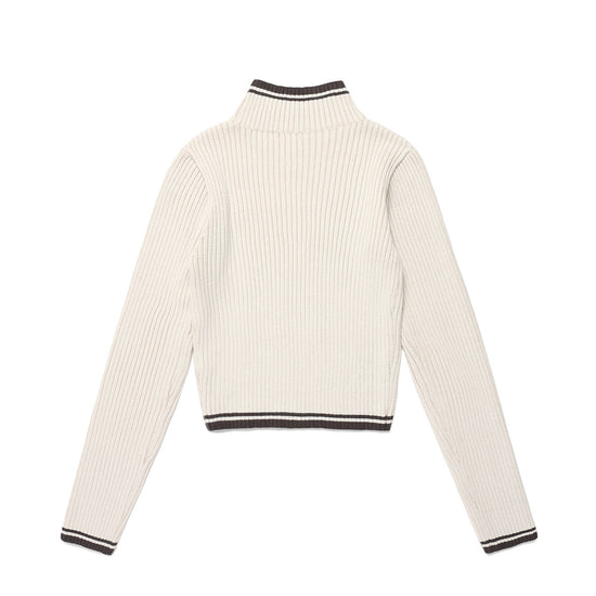 Cavish Women's Slammers Turtle Neck Knit in Ivory